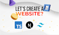 build your amazing website