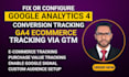 fix or setup google analytics 4 ga4 ecommerce tracking