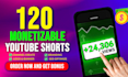 create faceless youtube shorts channel with 120 short videos, channel setup