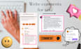 write 10 insightful 50 words blog comments or website comments