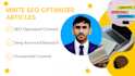 write SEO optimized articles