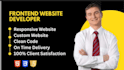 do professional  frontend web development and mentinanace