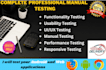 do manual QA testing for your android app and website