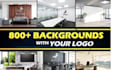 custom zoom virtual background with your logo