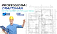 be your professional autocad draftsman