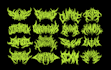 do death metal logo with texture