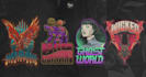 do psychedelic stoner metal logo for band