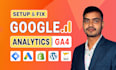 setup or fix google analytics 4, ga4 shopify ecommerce, conversion tracking GTM