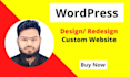 build wordpress website design and development