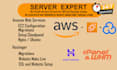 do migration of wordpress to aws or hostinger servers