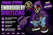 do chain stitch embroidery digitizing for jackets and patches