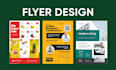 design a modern event flyer or marketing poster that converts