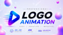 make professional animated logo for youtube, twitch brand fast
