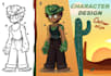 draw character design, fanart and concept art