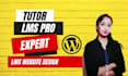create wordpress lms website using tutor lms