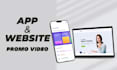 generate stylish app and web promo video for your nft or websites