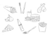 draw hand drawn vector line art any product and illustrations