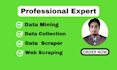 do data mining, data scraper, web scraper