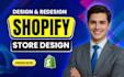 build shopify store, design or redesign shopify website, and dropshipping store