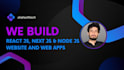 be react developer do website development using react js node js next js