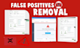 fix false positive remove, malware and website red warning