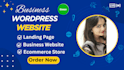 create responsive professional wordpress website that sells and get you lead