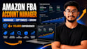 be your amazon fba account manager and consultant