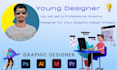 do fast and professional graphic design