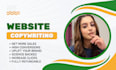 write unbeatable sales copy and website copywriting