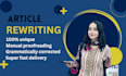rewrite your content, making it attention grabber