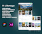 ui UX, user interface design, wireframe, prototype, UI UX web app, figma