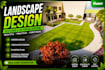 create luxury 3d landscape designs for residential outdoor spaces