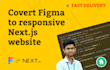 convert figma to next js responsive website