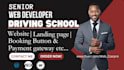 create elearning ims wordpress website for driving school, ims website design