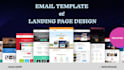 do email template, automations on mailchimp, constant contact, vision6, flodesk
