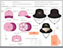 design your cap, bucket hat, trucker cap, dad cap tech packs