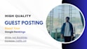 provide excellent guest posting services on general websites