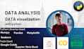 do data analysis in python,by using jupyter notebook , colab