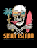 create a unique skull custom alien skateboard t shirt design