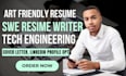 write your software engineering data analytics resume writing and cover letter