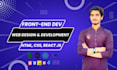 be your front end web developer using react js HTML CSS and bootstrap