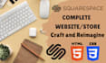 do responsive squarespace website design redesign and customization