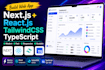 build web app using next js react js tailiwndcss typescript