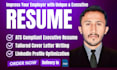 do executive resume, ats resume, cover letter, linkedin
