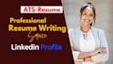 write and upgrade your resume, cv, cover letter and linkedin