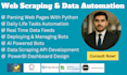 do web scraping, web automation, data extraction, data mining, and ai agents
