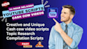 do video script writing for your youtube channel