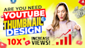 attractive youtube thumbnail design service