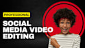 edit a professional social media video