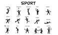 design icon,illustrations,stickman,flat character silhouette